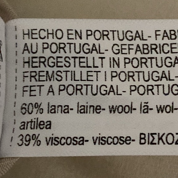 NWT. Massimo Dutti Limited Edition Ivory Wool/Viscose/Silk Blend Trousers Size 4 - Picture 12 of 13